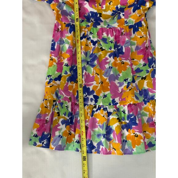 TYLER BOE KARLIE MONET DRESS FLORAL MONET NWT size Medium - Picture 6 of 7
